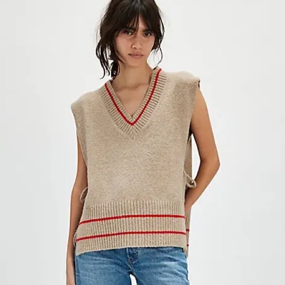 FREE PEOPLE All Star Stripe Poncho, One Size - Picture 1 of 9